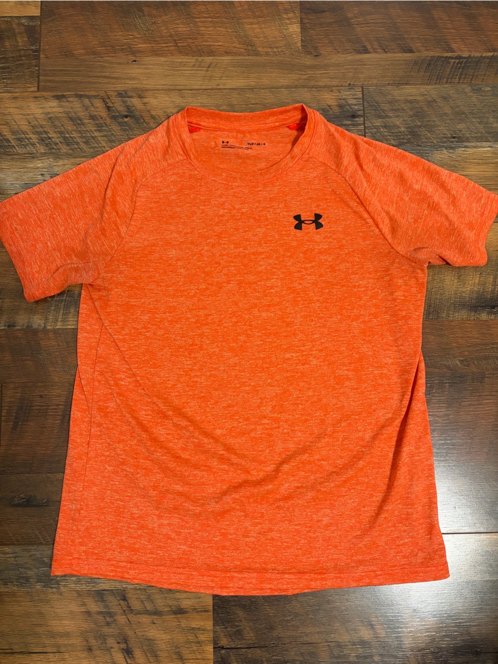 Under Armour Orange Youth Tee